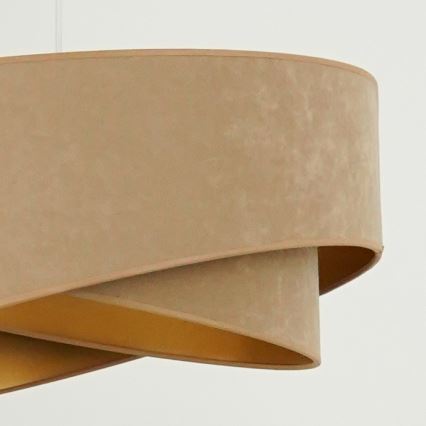 Brilagi - Suspension filaire LED LYRA 1xE27/15W/230V marron/doré