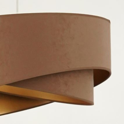 Brilagi - Suspension filaire LED LYRA 1xE27/15W/230V marron/doré