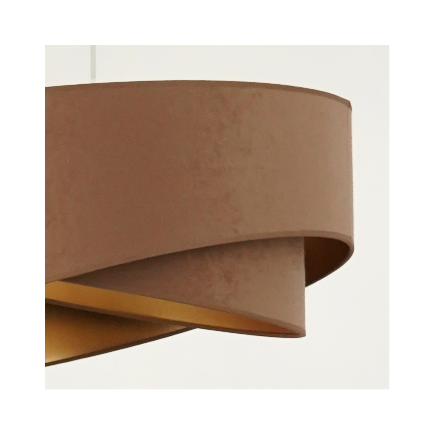 Brilagi - Suspension filaire LED LYRA 1xE27/15W/230V marron/doré