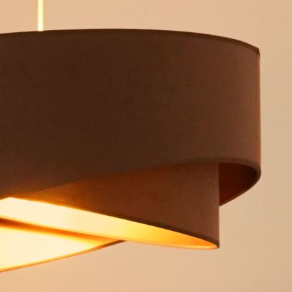 Brilagi - Suspension filaire LED LYRA 1xE27/15W/230V marron/doré