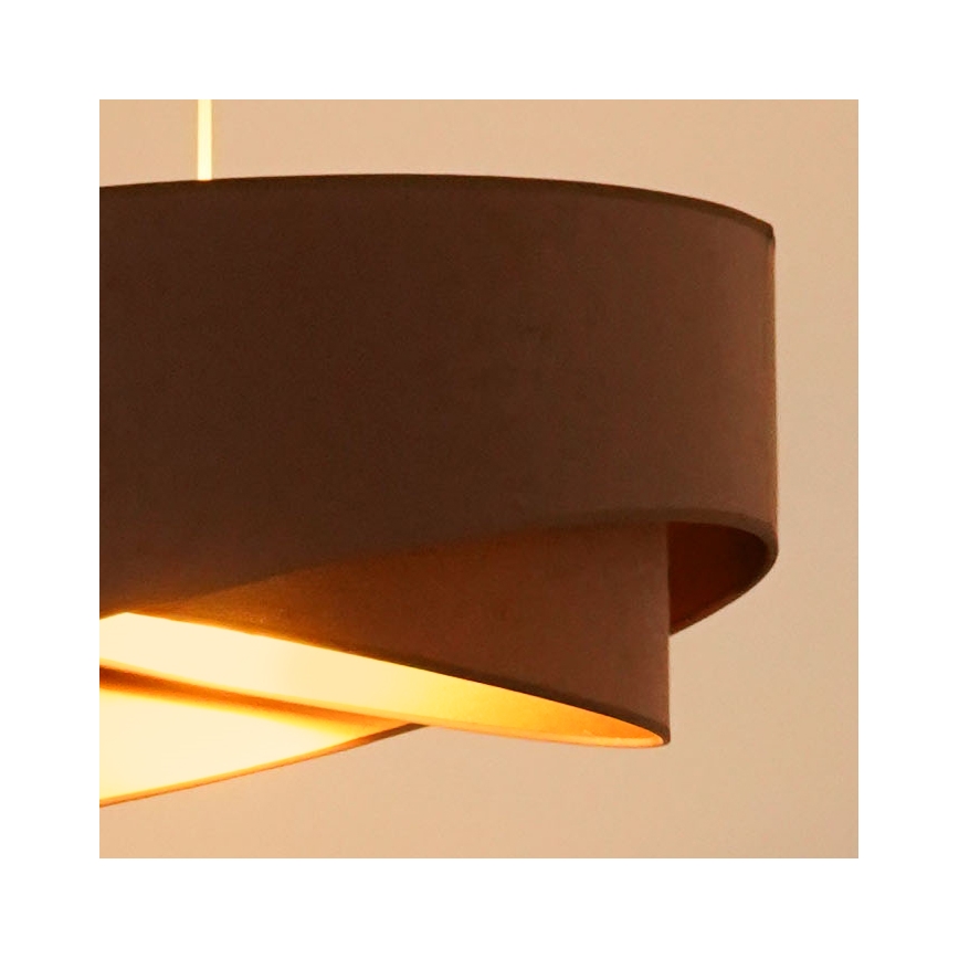 Brilagi - Suspension filaire LED LYRA 1xE27/15W/230V marron/doré