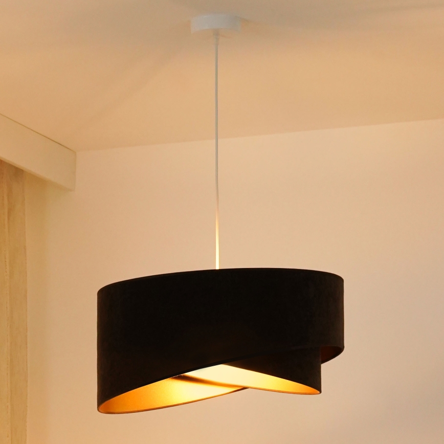 Brilagi - Suspension filaire LED LYRA 1xE27/15W/230V marron foncé/doré