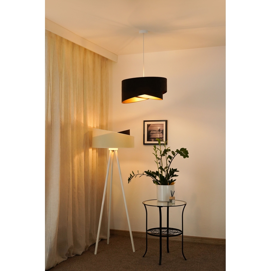 Brilagi - Suspension filaire LED LYRA 1xE27/15W/230V marron foncé/doré