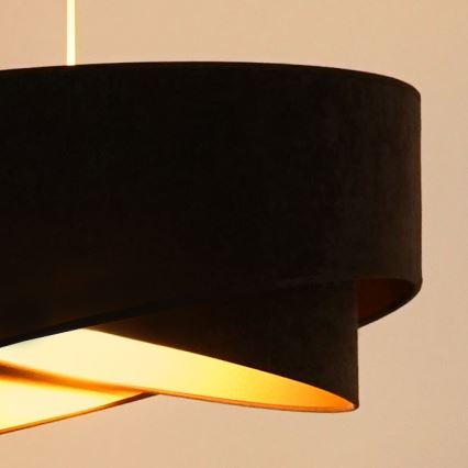 Brilagi - Suspension filaire LED LYRA 1xE27/15W/230V marron foncé/doré