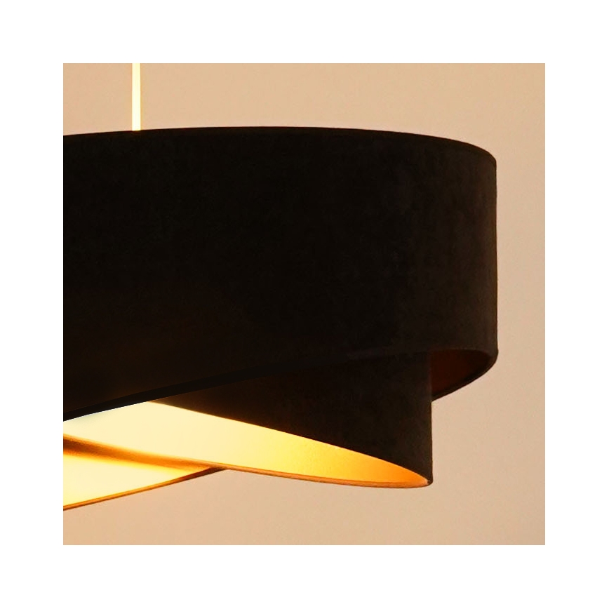 Brilagi - Suspension filaire LED LYRA 1xE27/15W/230V marron foncé/doré