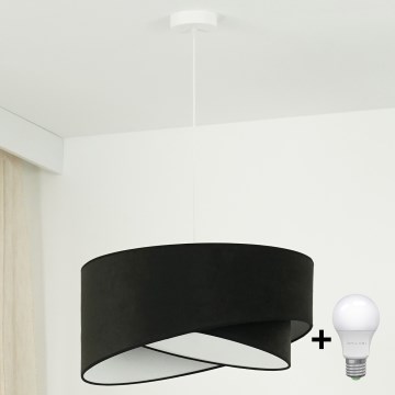 Brilagi - Suspension filaire LED LYRA 1xE27/15W/230V noir/blanc