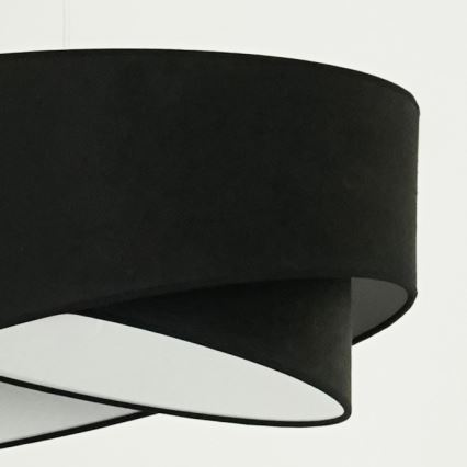 Brilagi - Suspension filaire LED LYRA 1xE27/15W/230V noir/blanc