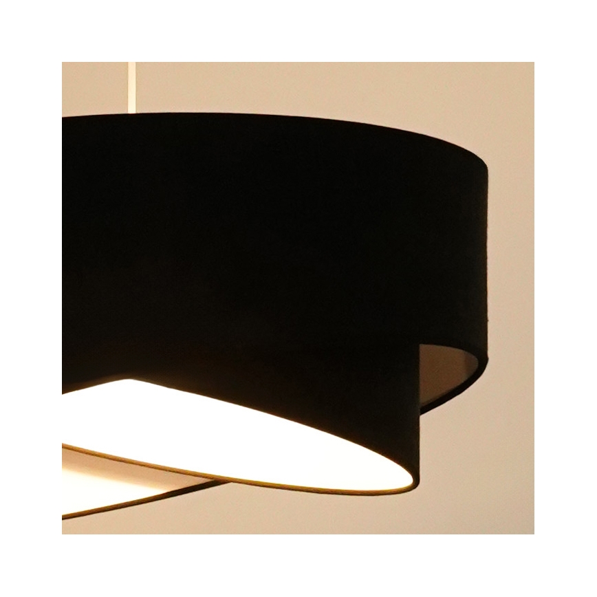 Brilagi - Suspension filaire LED LYRA 1xE27/15W/230V noir/blanc