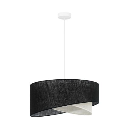 Brilagi - Suspension filaire LED LYRA 1xE27/15W/230V noir/crème