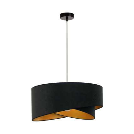 Brilagi - Suspension filaire LED LYRA 1xE27/15W/230V noir/doré