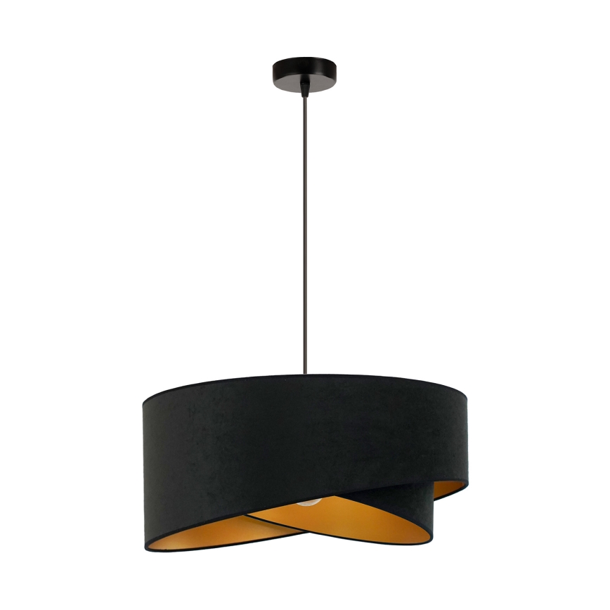 Brilagi - Suspension filaire LED LYRA 1xE27/15W/230V noir/doré
