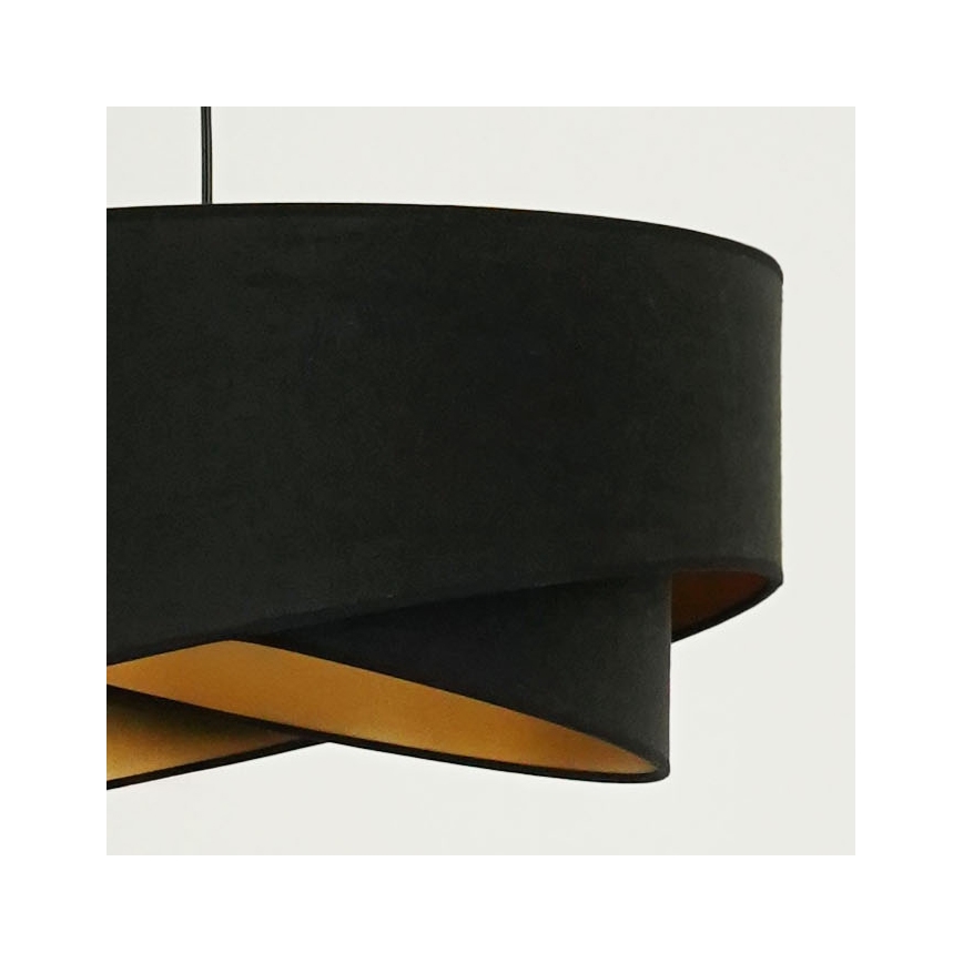 Brilagi - Suspension filaire LED LYRA 1xE27/15W/230V noir/doré