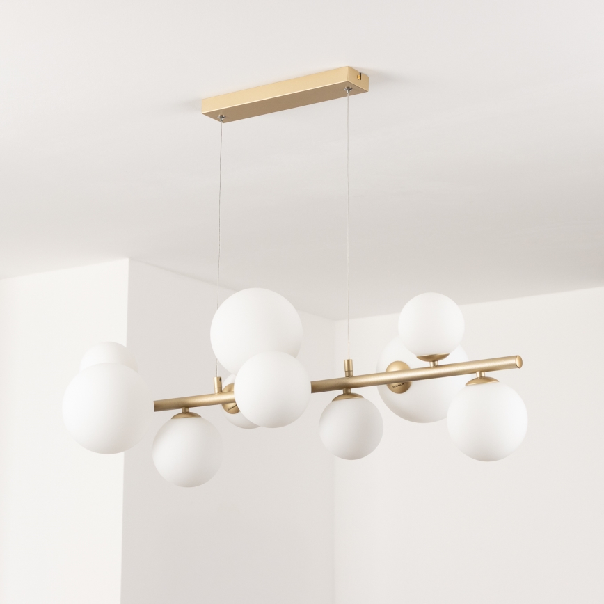 Brilagi - Suspension filaire LED MILLA 10xG9/3W/230V doré/blanc