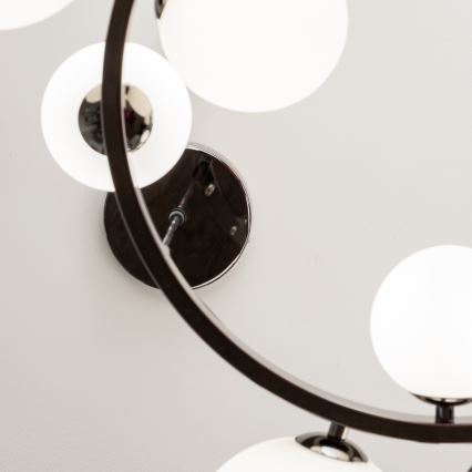 Brilagi - Suspension filaire LED MILLA 15xG9/3W/230V chrome brillant/blanc