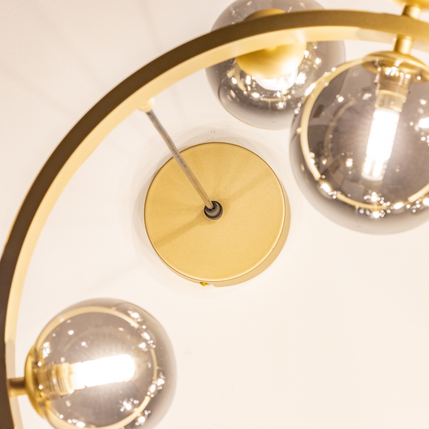 Brilagi - Suspension filaire LED MILLA 15xG9/3W/230V doré/fumé