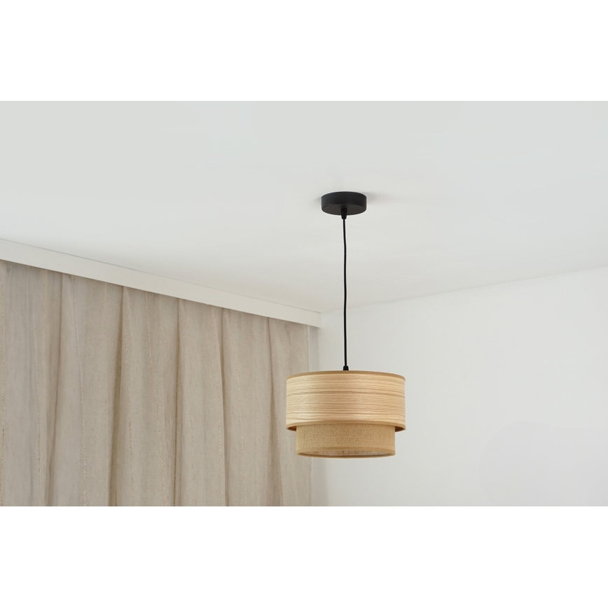 Brilagi - Suspension filaire MONTANA BOHO 1xE27/15W/230V d. 25 cm marron/noir