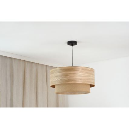 Brilagi - Suspension filaire MONTANA BOHO 1xE27/15W/230V d. 45 cm marron/noir