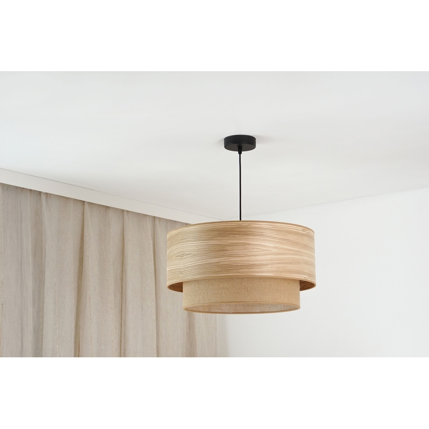 Brilagi - Suspension filaire MONTANA BOHO 1xE27/15W/230V d. 45 cm marron/noir
