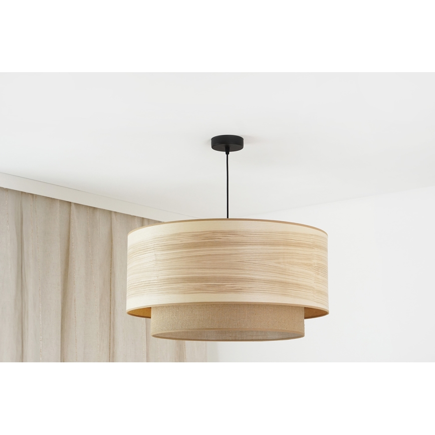 Brilagi - Suspension filaire MONTANA BOHO 1xE27/15W/230V d. 60 cm marron/noir