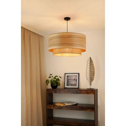Brilagi - Suspension filaire MONTANA BOHO 1xE27/15W/230V d. 60 cm marron/noir