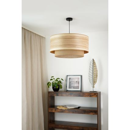 Brilagi - Suspension filaire MONTANA BOHO 1xE27/15W/230V d. 60 cm marron/noir