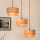 Brilagi - Suspension filaire MONTANA BOHO 3xE27/15W/230V marron/noir