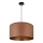 Brilagi - Suspension filaire OREGON ROLLER VEGE 1xE27/15W/230V d. 45 cm marron