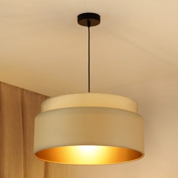 Brilagi - Suspension filaire OREGON VEGE 1xE27/15W/230V d. 45 cm beige