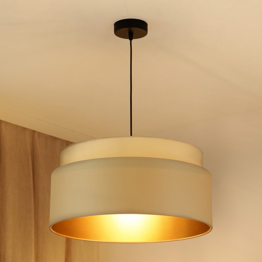 Brilagi - Suspension filaire OREGON VEGE 1xE27/15W/230V d. 45 cm beige