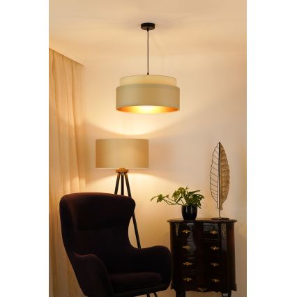 Brilagi - Suspension filaire OREGON VEGE 1xE27/15W/230V d. 45 cm beige