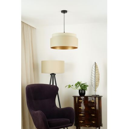 Brilagi - Suspension filaire OREGON VEGE 1xE27/15W/230V d. 45 cm beige