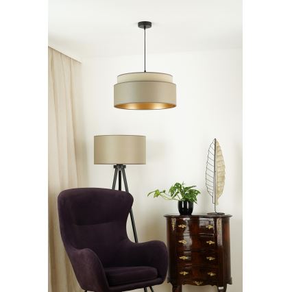Brilagi - Suspension filaire OREGON VEGE 1xE27/15W/230V d. 45 cm gris