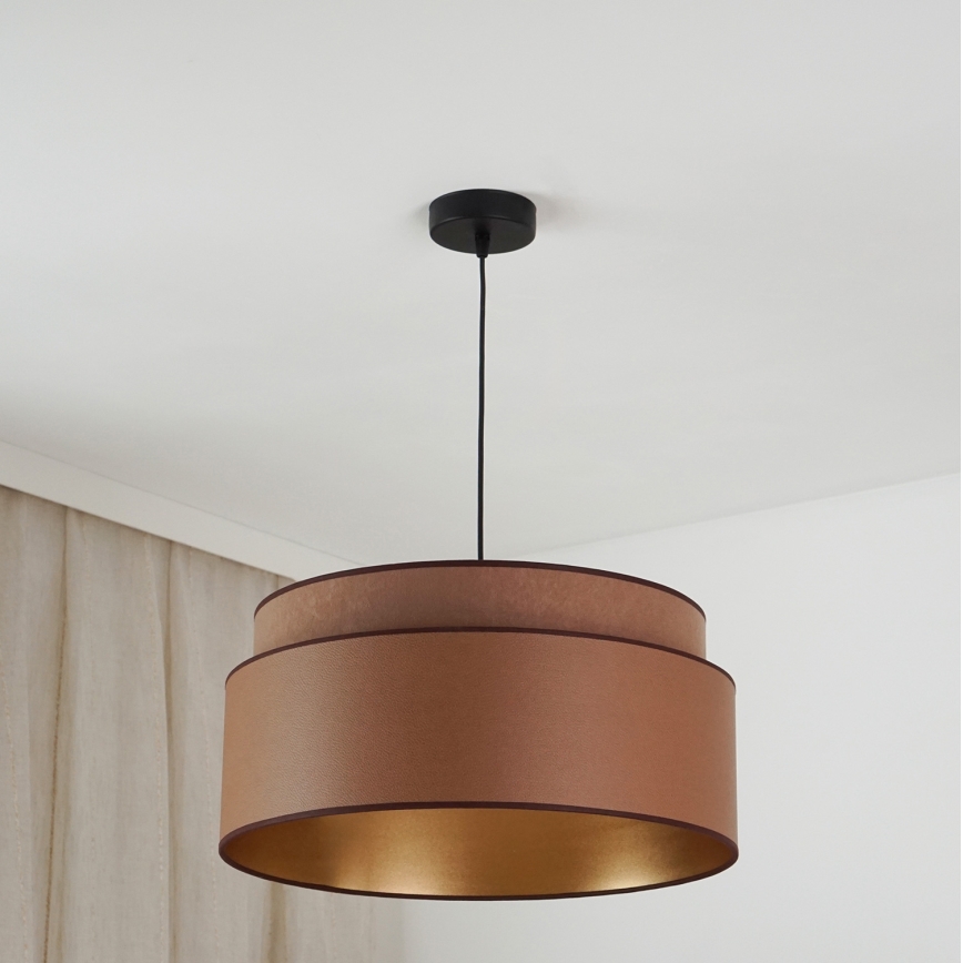 Brilagi - Suspension filaire OREGON VEGE 1xE27/15W/230V d. 45 cm marron