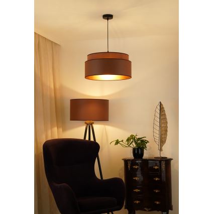 Brilagi - Suspension filaire OREGON VEGE 1xE27/15W/230V d. 45 cm marron
