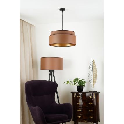 Brilagi - Suspension filaire OREGON VEGE 1xE27/15W/230V d. 45 cm marron