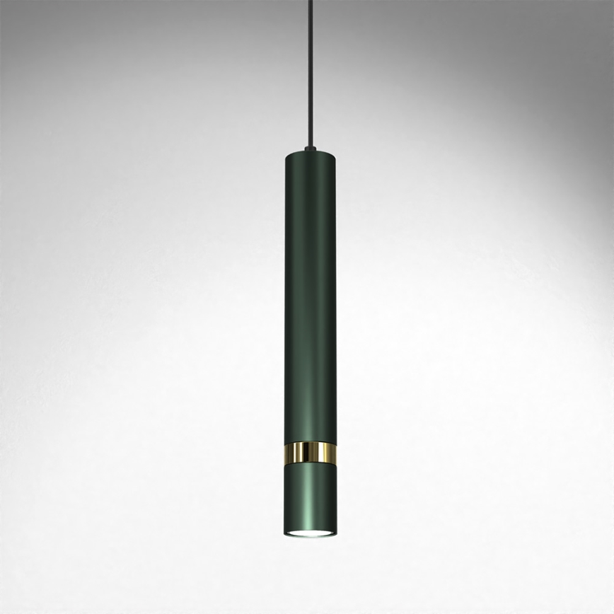 Brilagi - Suspension filaire POKER 1xGU10/25W/230V vert/doré