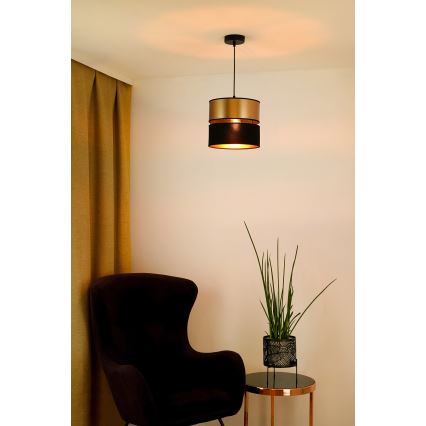 Brilagi - Suspension filaire ROYAL 1xE27/15W/230V d. 25 cm noir/doré