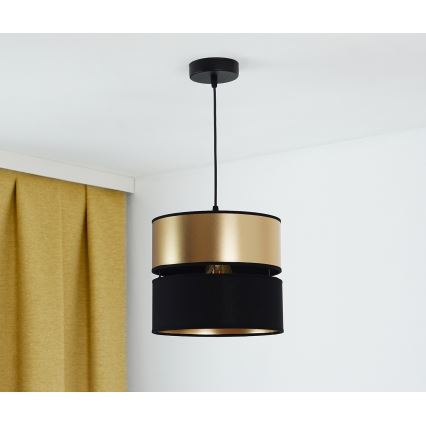 Brilagi - Suspension filaire ROYAL 1xE27/15W/230V d. 25 cm noir/doré