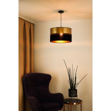 Brilagi - Suspension filaire ROYAL 1xE27/15W/230V d. 40 cm noir/doré