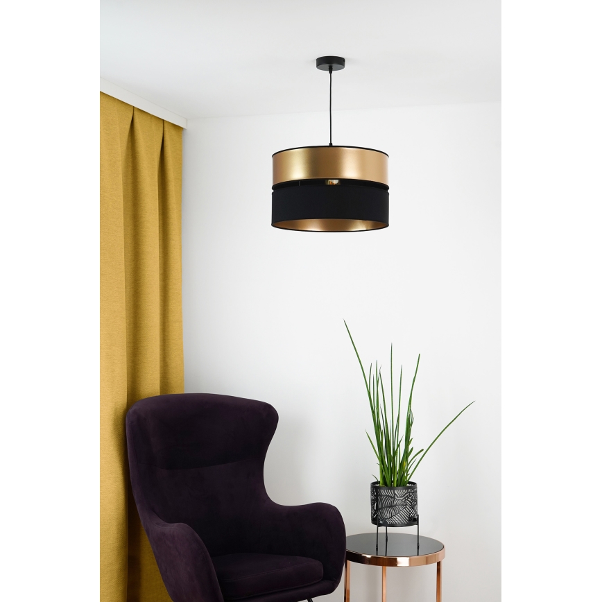 Brilagi - Suspension filaire ROYAL 1xE27/15W/230V d. 40 cm noir/doré