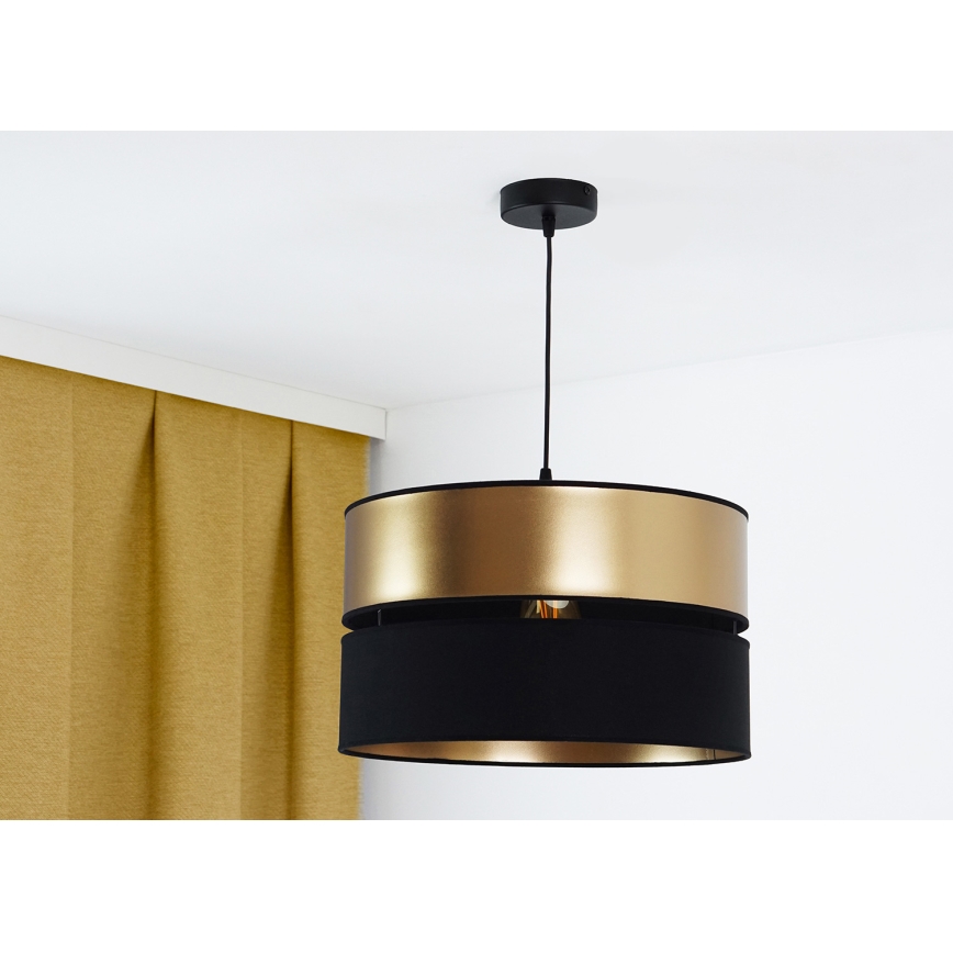 Brilagi - Suspension filaire ROYAL 1xE27/15W/230V d. 40 cm noir/doré