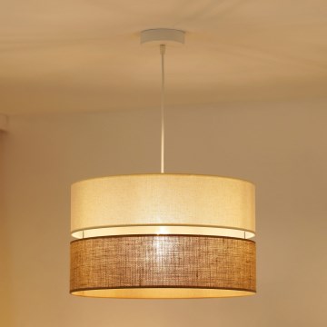 Brilagi - Suspension filaire ROYAL YUTE 1xE27/15W/230V d. 40 cm beige/crème
