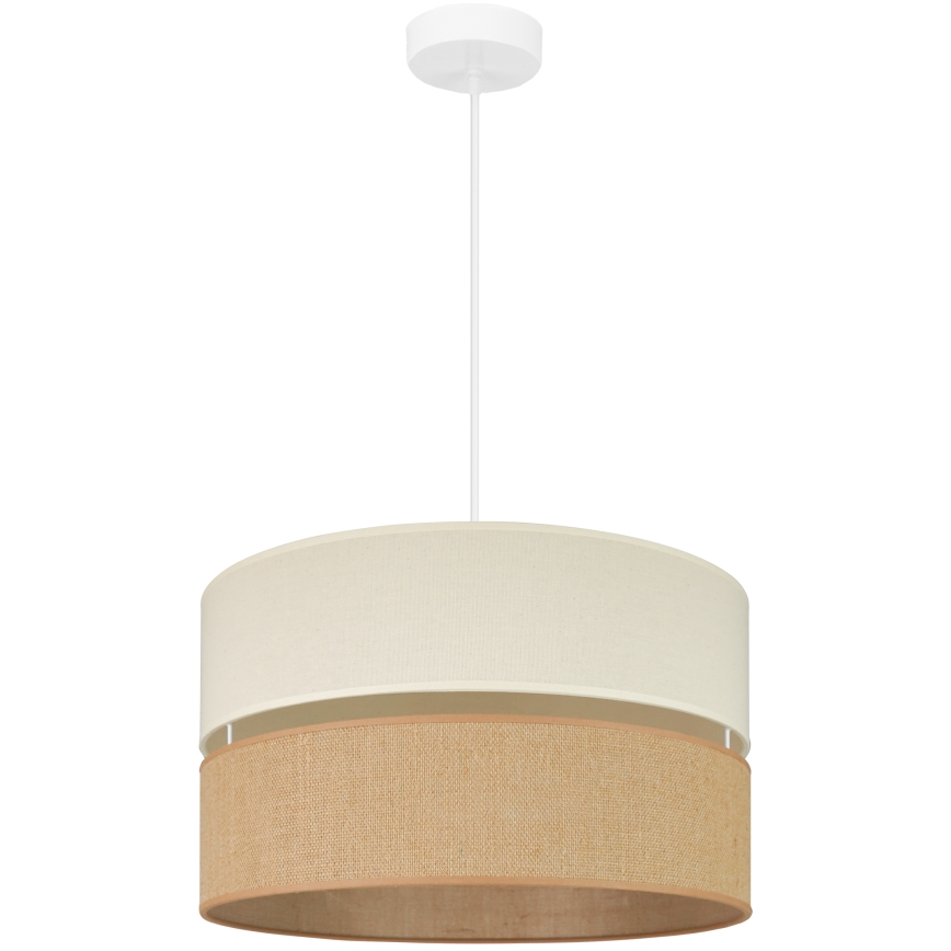 Brilagi - Suspension filaire ROYAL YUTE 1xE27/15W/230V d. 40 cm beige/crème