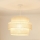 Brilagi - Suspension filaire SPACE YUTE 1xE27/15W/230V d. 50 cm crème/blanc
