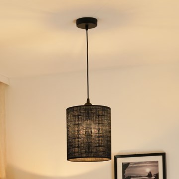Brilagi - Suspension filaire TUBES 1xE27/15W/230V d. 20 cm noir