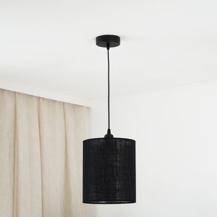 Brilagi - Suspension filaire TUBES 1xE27/15W/230V d. 20 cm noir