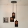 Brilagi - Suspension filaire TUBES 3xE27/15W/230V noir