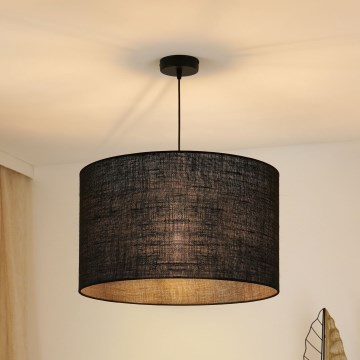 Brilagi - Suspension filaire TUBES ROLLER 1xE27/15W/230V d. 50 cm noir