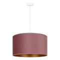 Brilagi - Suspension filaire VELVET 1xE27/40W/230V rose/doré