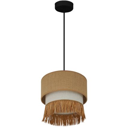 Brilagi - Suspension filaire WINNETOU BOHO 1xE27/15W/230V d. 25 cm marron/crème